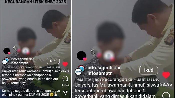 Siswa SMAN 1 Tana Toraja Hebohkan Netizen dengan Bawa HP ke Tes UTBK di Unmul Samarinda