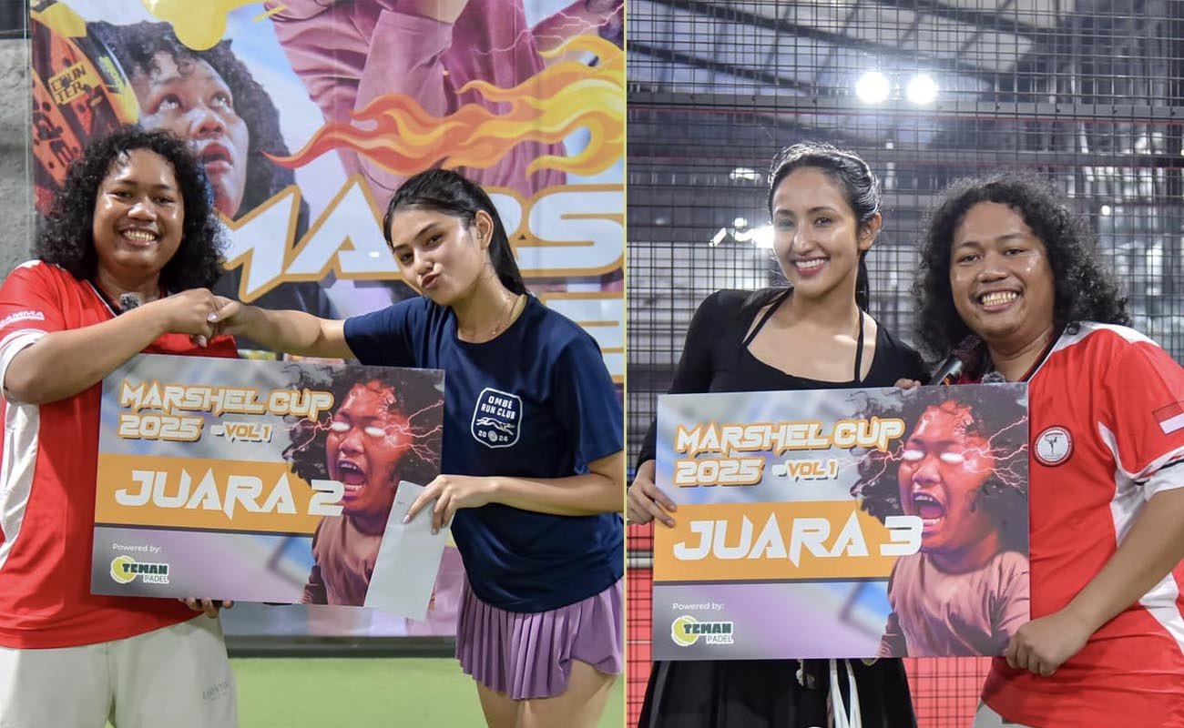 Marshel Widianto Menjadi Simbol Turnamen, Komunitas Padel Sorotkan Mata Publik