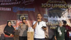 Wali Kota Metro Apresiasi Event Gerak Semangat Kapal Api-Tribun Lampung